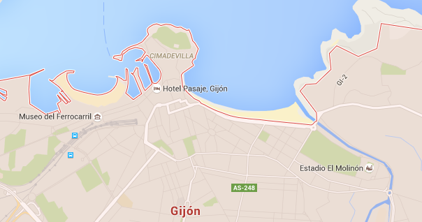 Google Maps: Gijón
