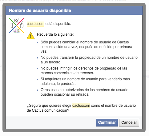 Cómo cambiar nombre de usuario en Facebook