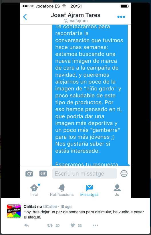 trolleo a Josef Agram