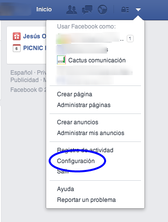 Facebook-configuracion