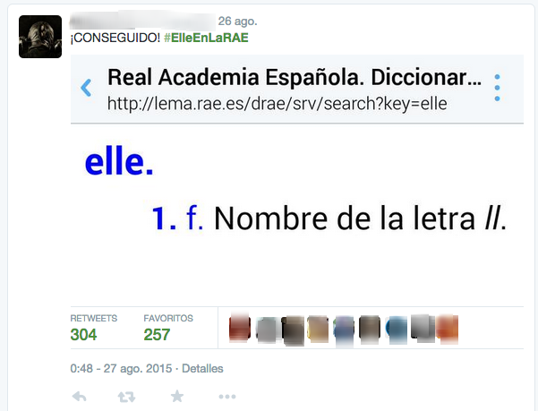 #ElleEnLaRae tweet controvertido
