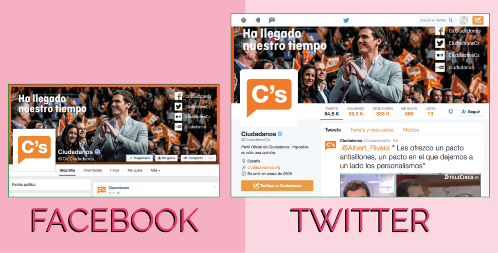 redes sociales Ciudadanos