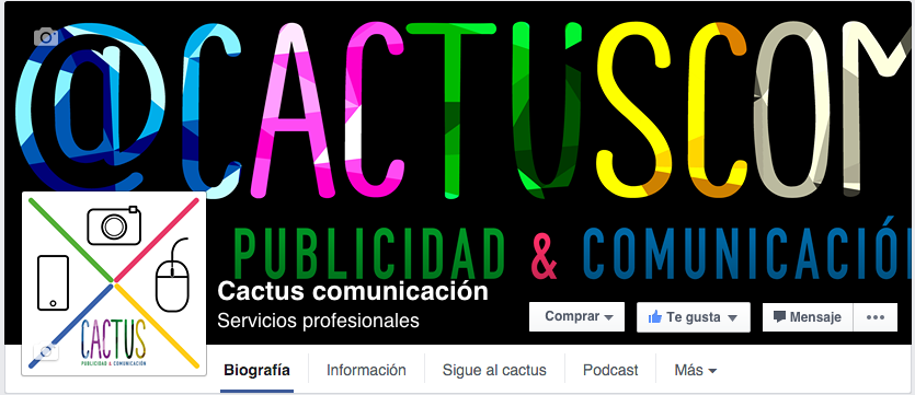 Cactus comunicación Facebook