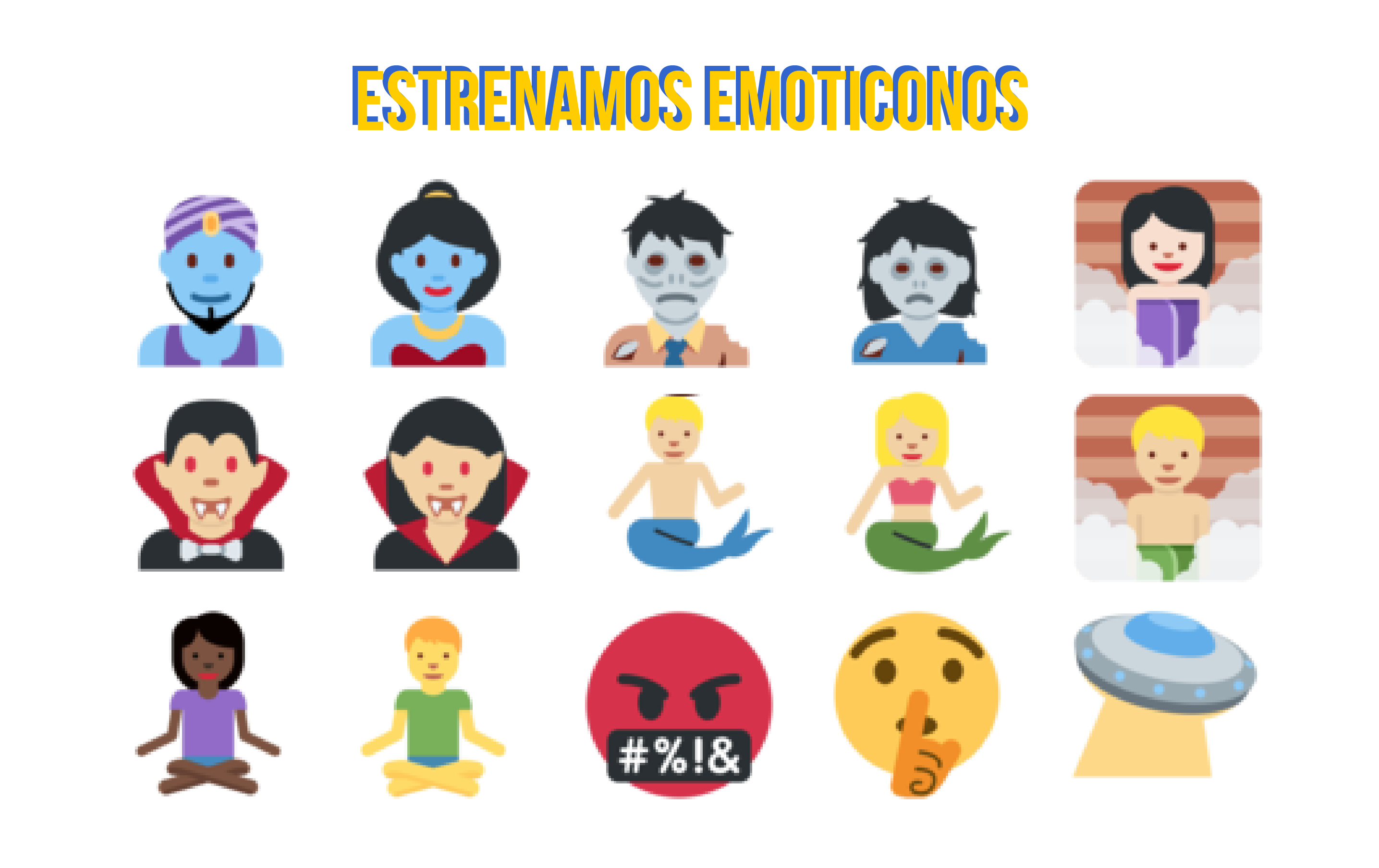 estrenando emoticonos